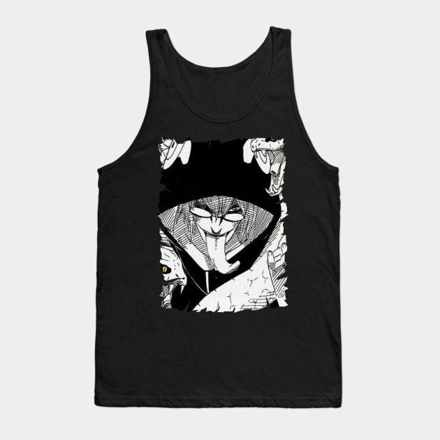 SNAKE KABUTO YAKUSHI ANIME MERCHANDISE Tank Top by julii.draws